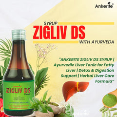 Ankerite ZIGLIV DS SYRUP | Ayurvedic Digestion Support | Liver Care
