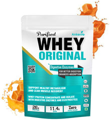 Ankerite Purified Whey Protein | High-Quality Whey for Muscle Growth & Recovery | Chocolate, Butterscotch & Malai Kulfi | 2lbs / 4lbs / 3kg