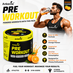 Ankerite Pre workout Energy Bars (200 g, Orange)