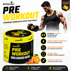 Ankerite Pre workout Energy Bars (200 g, Orange)