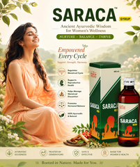 Ankerite Saraca Syrup-Induces Menstrual Flow, Supports Women's Health Herbal Formula