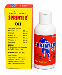 Ankerite Sprinter Ayurvedic Pain Relief Oil | Knee, Joint, Back & Muscle Comfort | 60ml / 100ml