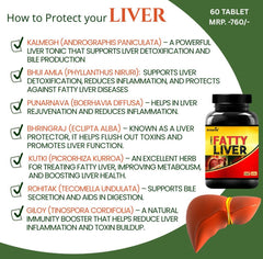 Ankerite Livmov | Ayurvedic Liver Wellness Supplement | Kalmegh, Giloy & Bhringraj | Supports Liver Health & Digestion