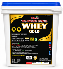 Ankerite Whey Gold | Premium Whey Protein & Hydrolysate Blend | Supports Muscle Growth, Recovery & Strength | Chocolate | 1kg / 2kg / 3kg / 5kg