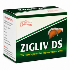 Ankerite Zigliv DS Capsules | Ayurvedic Liver Support | Phyllanthus Niruri 1100mg | Pack of 10