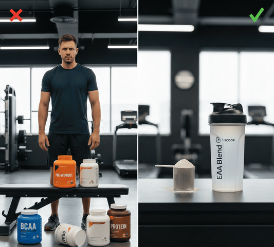 Top 5 Workout Mistakes People Make When Splitting Supplements — And How One EAA Blend Fixes Them