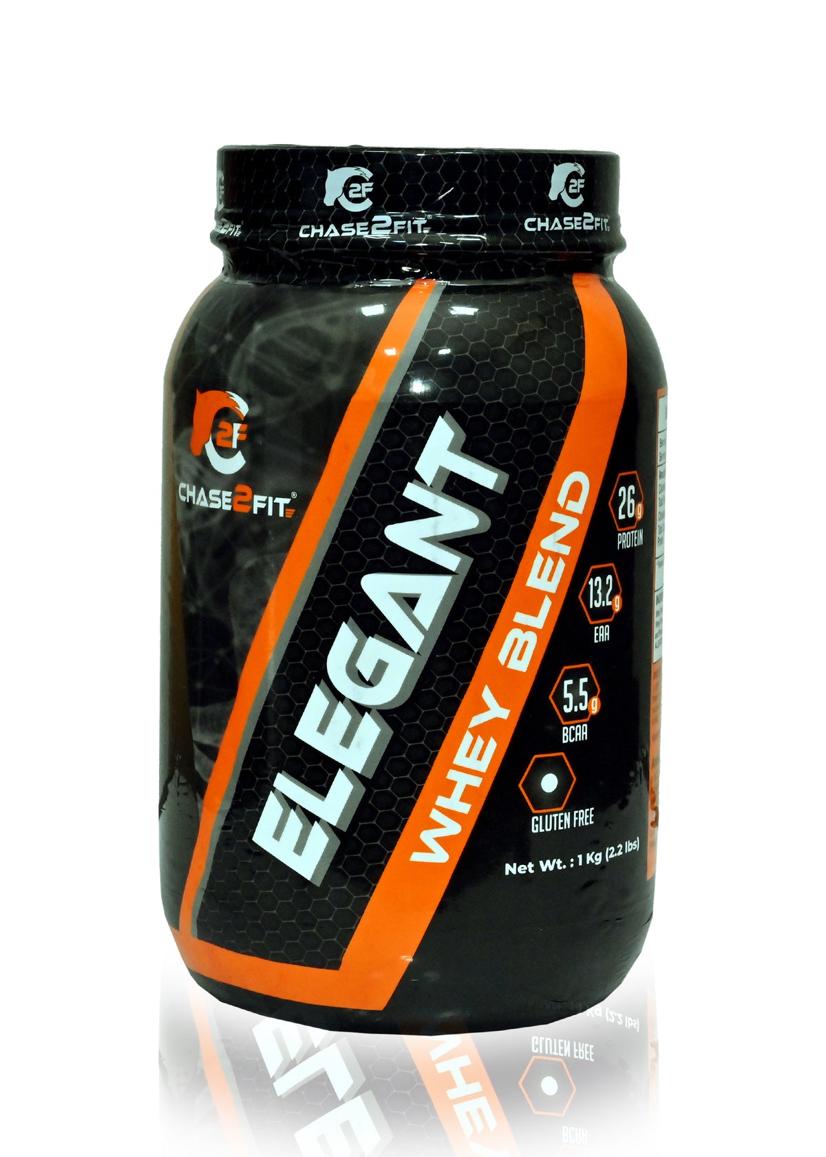 Chase2Fit Elegant Whey Blend | 26g Protein Per Serving | Premium Whey for Muscle Building & Recovery | Chocolate & Butterscotch | 1kg / 2kg / 4kg / 5kg