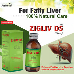 Ankerite Zigliv DS Capsules | Ayurvedic Liver Support | Phyllanthus Niruri 1100mg | Pack of 10