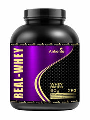 Ankerite Real Whey Protein | Premium Whey Blend for Muscle Growth & Recovery | Butterscotch & Chocolate | 1kg / 2kg / 3kg / 5kg