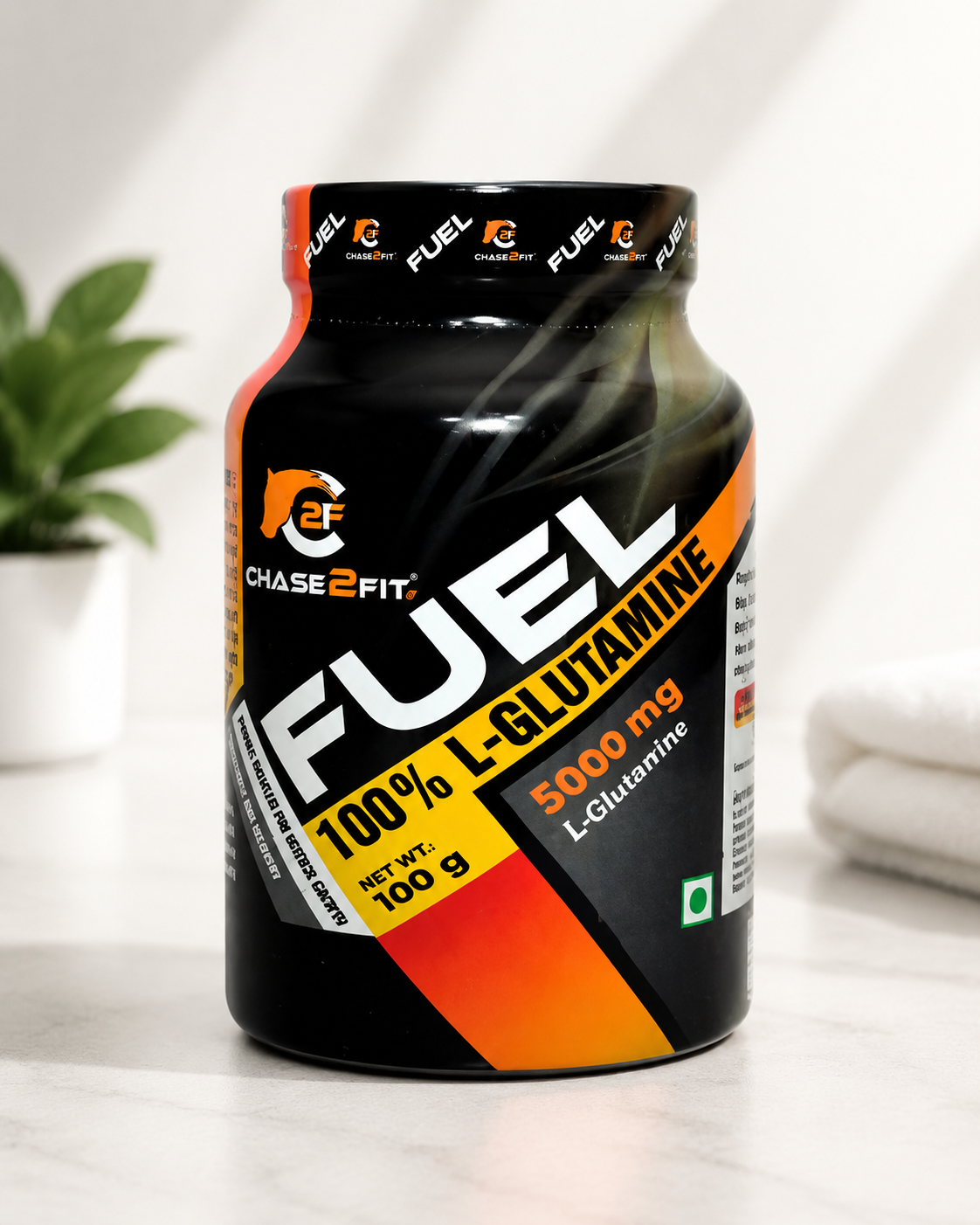 Chase2Fit Fuel L-Glutamine | 5g Per Serving | Supports Muscle Recovery & Gut Health | Unflavoured
