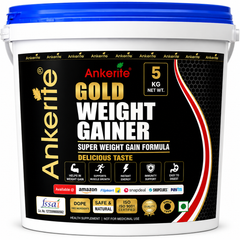 Ankerite Gold Weight Gainer | High-Calorie Formula | Supports Muscle & Weight Gain | Chocolate & Butterscotch | 1kg / 2kg / 3kg / 5kg