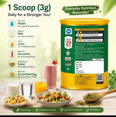 Ankerite Natural Moringa Powder | Energy, Immunity & Glow | Orange & Green Apple | 150g