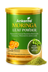 Ankerite Natural Moringa Powder | Energy, Immunity & Glow | Orange & Green Apple | 150g