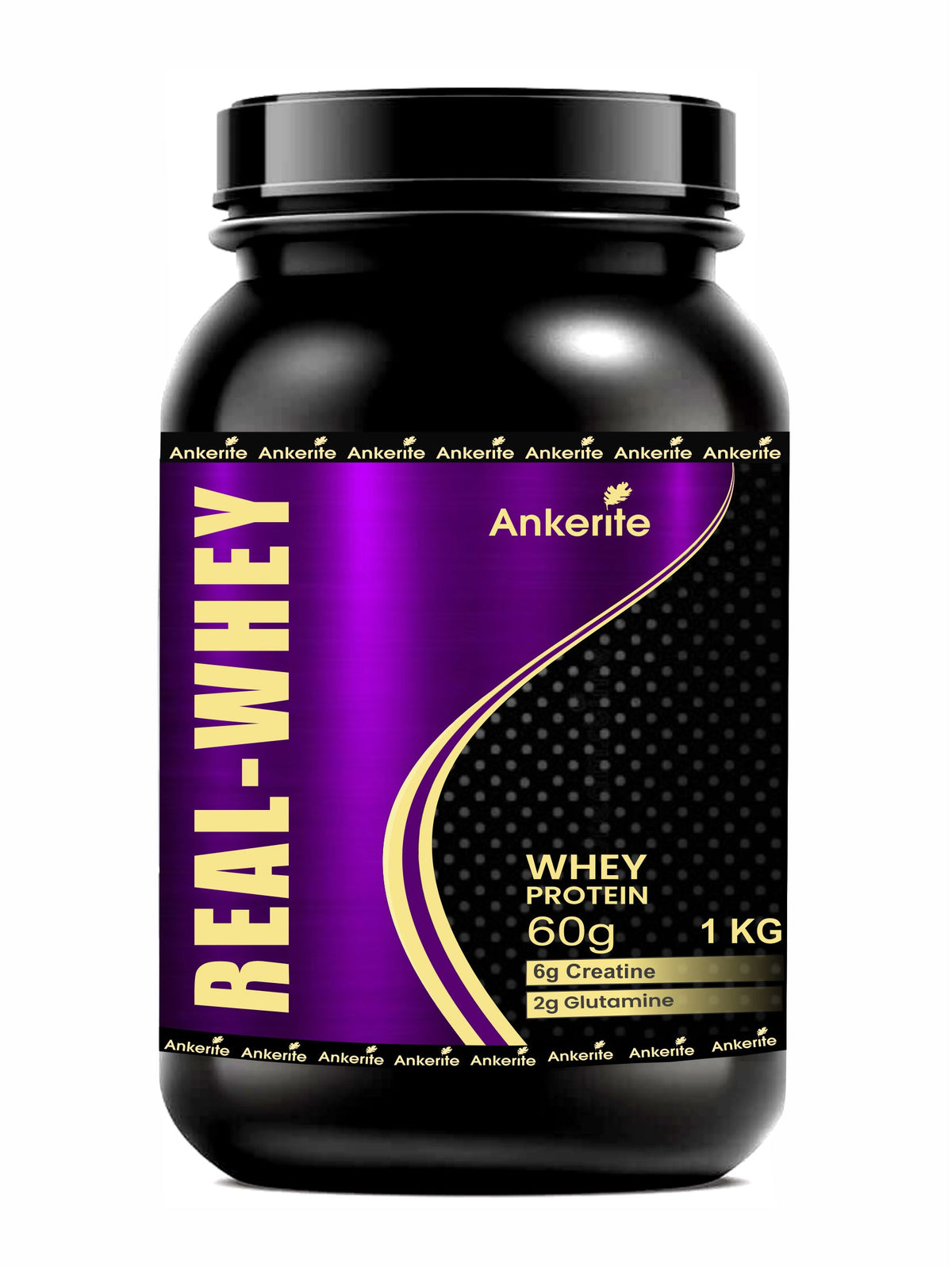 Ankerite Real Whey Protein | Premium Whey Blend for Muscle Growth & Recovery | Butterscotch & Chocolate | 1kg / 2kg / 3kg / 5kg