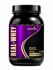 Ankerite Real Whey Protein | Premium Whey Blend for Muscle Growth & Recovery | Butterscotch & Chocolate | 1kg / 2kg / 3kg / 5kg