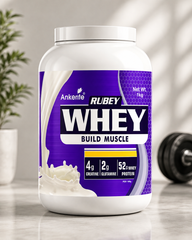 Ankerite Rubey Whey Protein | Muscle Mass, Endurance & Strength Support | Chocolate | 1kg / 3kg