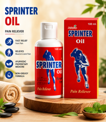 Ankerite Sprinter Ayurvedic Pain Relief Oil | Knee, Joint, Back & Muscle Comfort | 60ml / 100ml