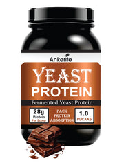 Ankerite Fermented Yeast Protein Vegan| 28g Protein Per Serving | PDCAAS 1.0 | Fast Absorbing | High BCAA & EAA | Easy Mix | Zero Bloating