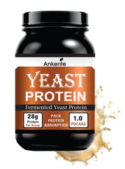 Ankerite Fermented Yeast Protein Vegan| 28g Protein Per Serving | PDCAAS 1.0 | Fast Absorbing | High BCAA & EAA | Easy Mix | Zero Bloating